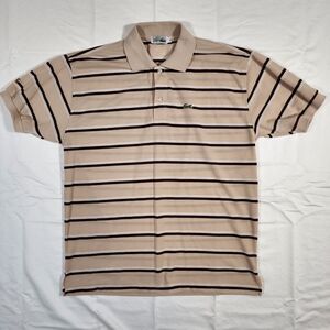 Vintage Lacoste Chemise Shirt Mens XL Polo Short Sleeve Collared